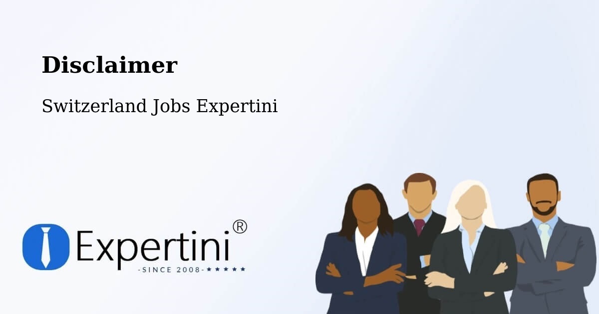 Disclaimer – Thalwil - Switzerland Jobs Expertini